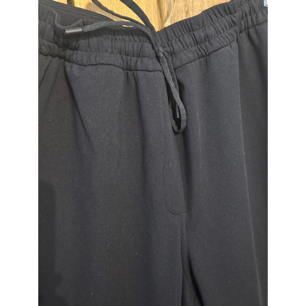 Lululemon Black Keep Moving Pull On Pants Stretch Waist Women M #753 - Picture 4 of 9